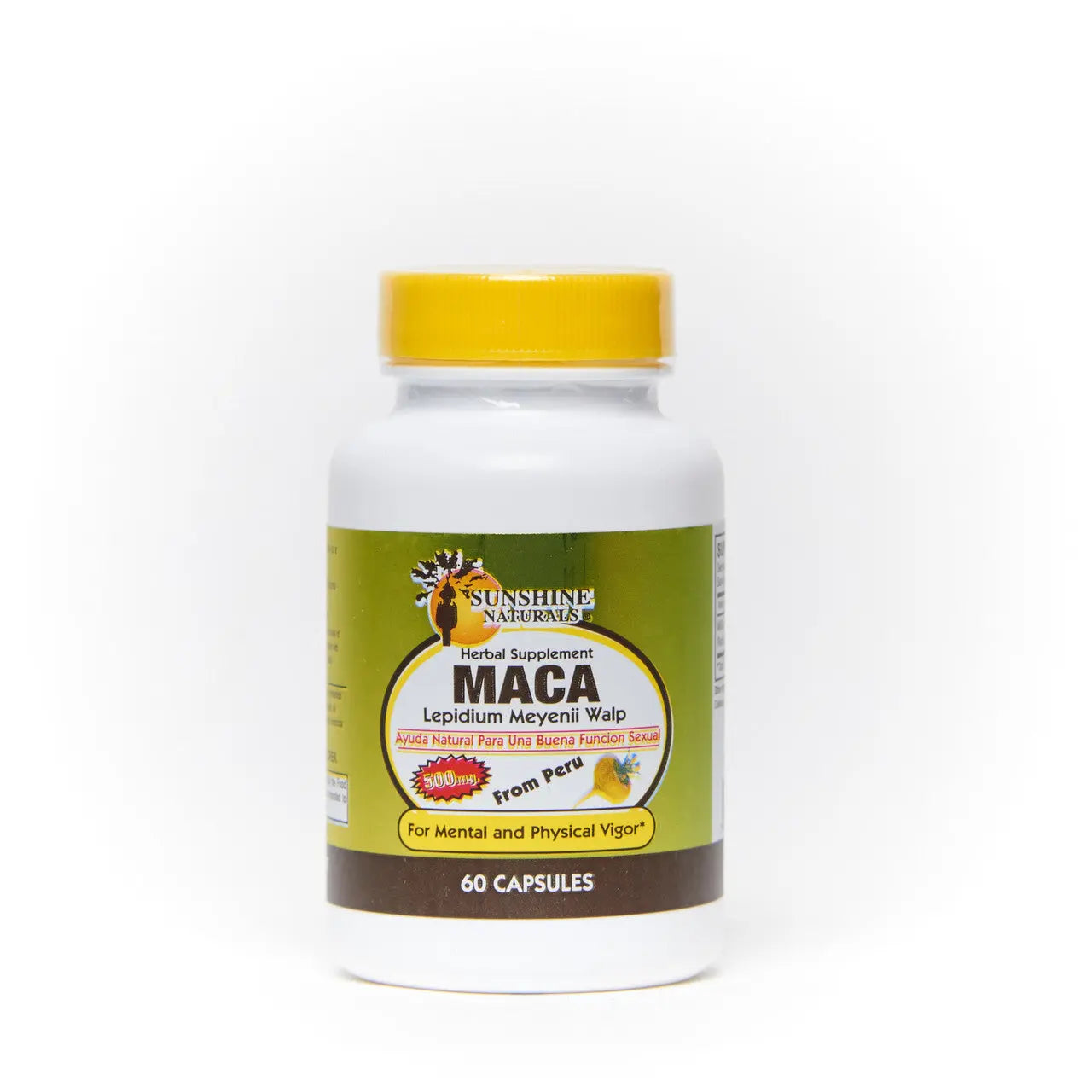 Maca Root - 60 Capsules - Sunshine Naturals