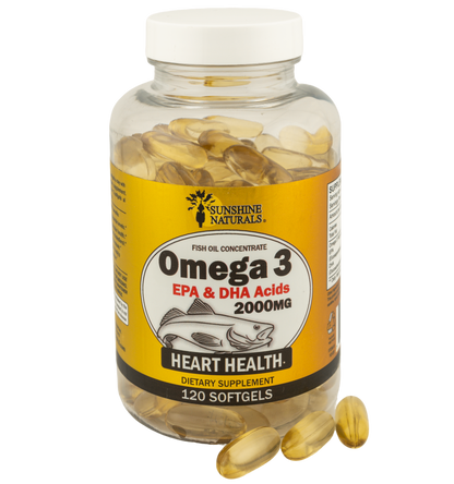 Omega 3 Fish oil 2000mg 120 Softgels