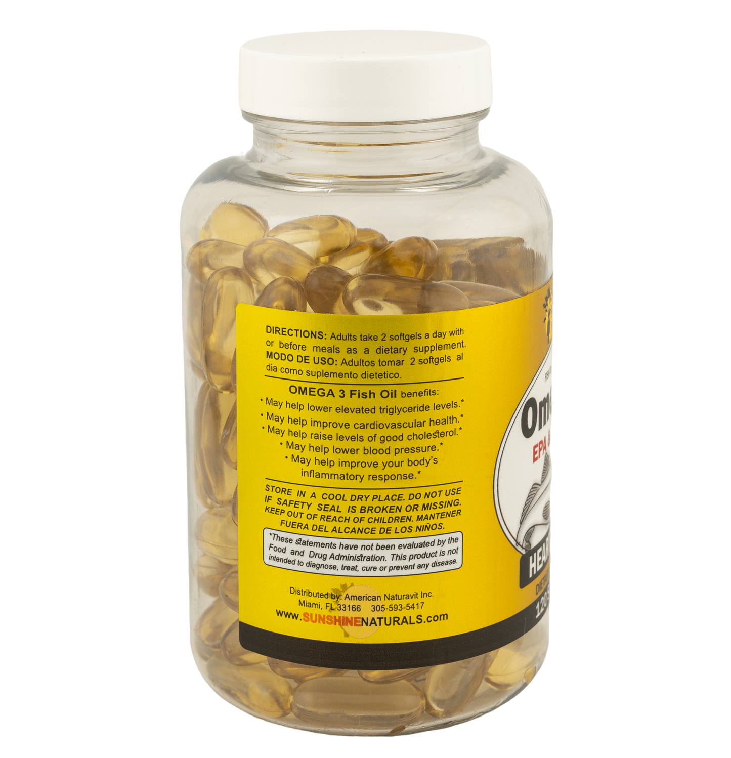 Omega 3 Fish oil 2000mg 120 Softgels