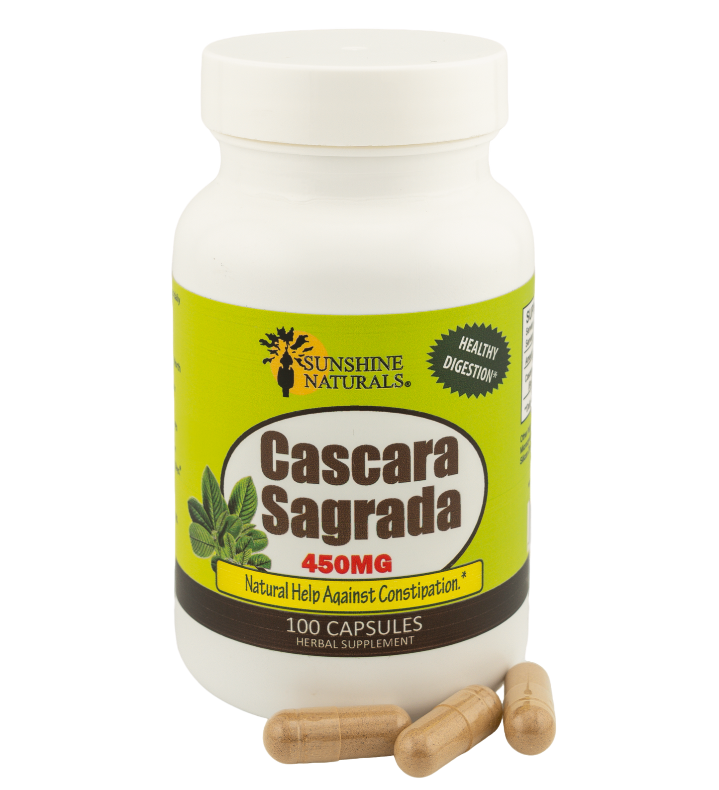 Cascara Sagrada 450mg 100 Capsules