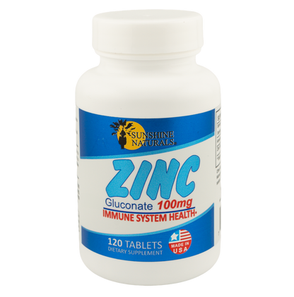 Zinc Gluconate 100mg 120 Tablets