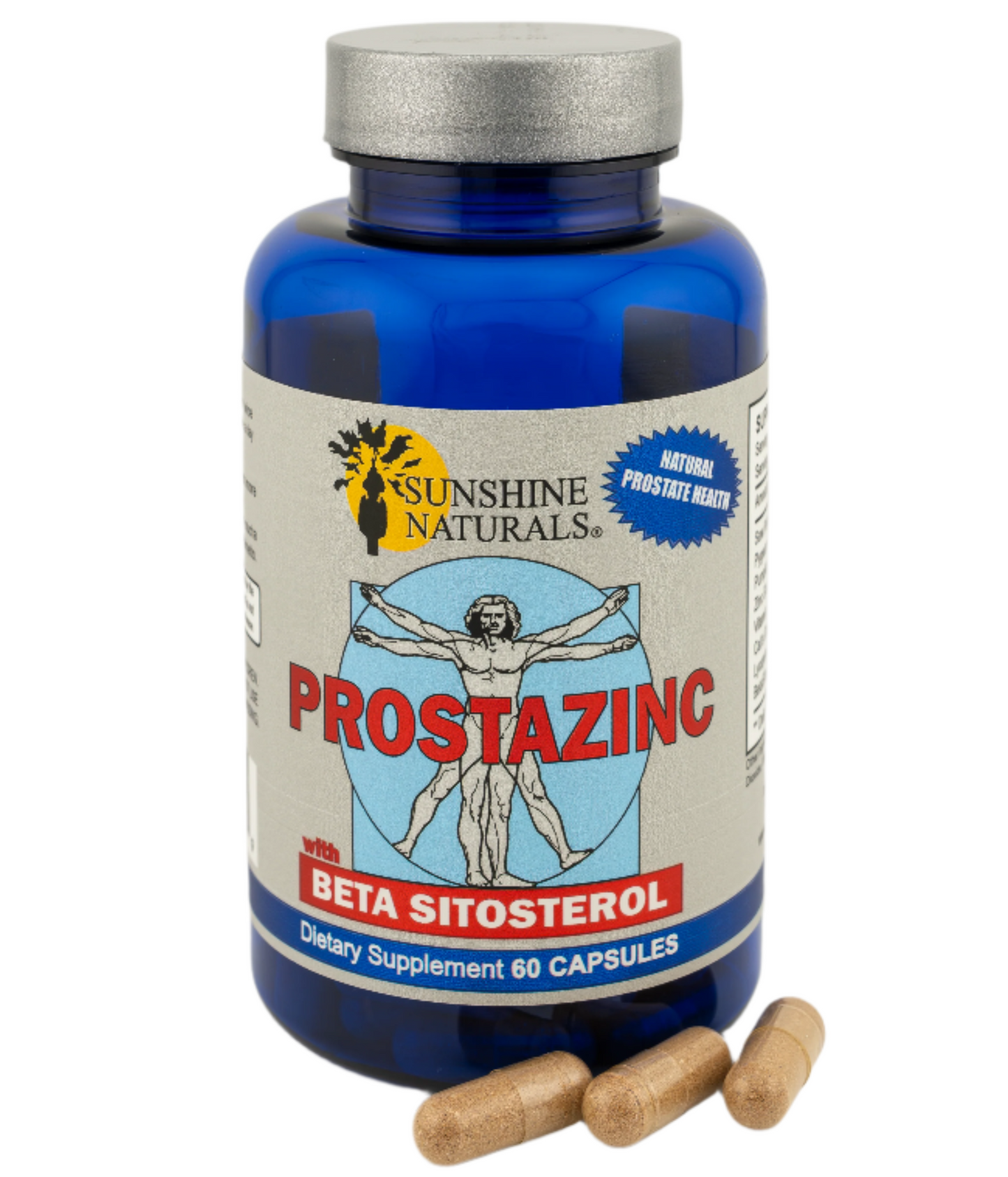 Prostazinc with Betasitosterol, Prostate Health  60 Capsules