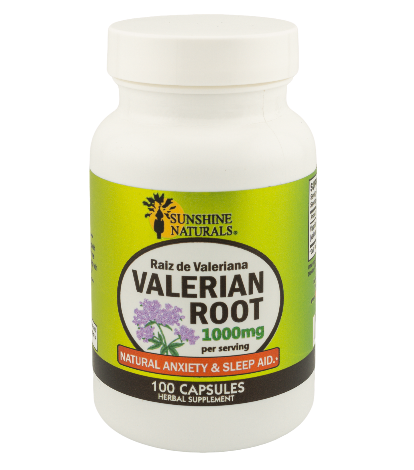 Valerian Root 1000mg 100 Capsules