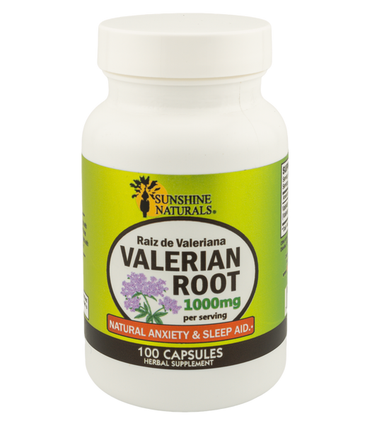 Valerian Root 1000mg 100 Capsules