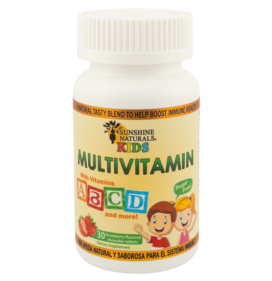 Childrens MultiVitamin 30 Chewable Strawbery Flavored Tablets