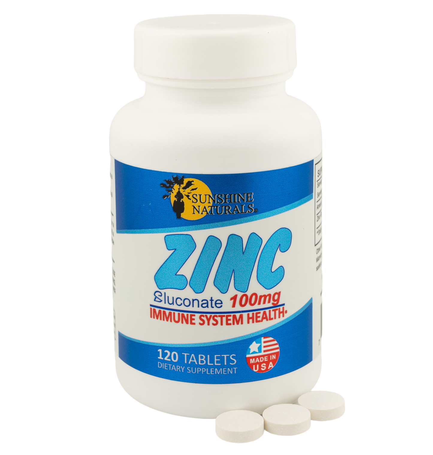 Zinc Gluconate 100mg 120 Tablets