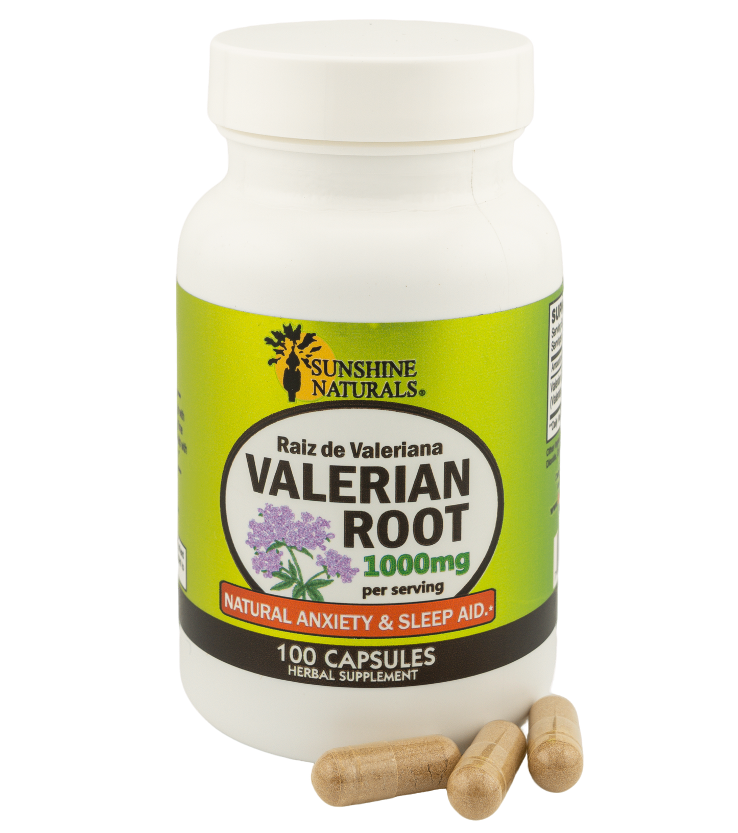 Valerian Root 1000mg 100 Capsules