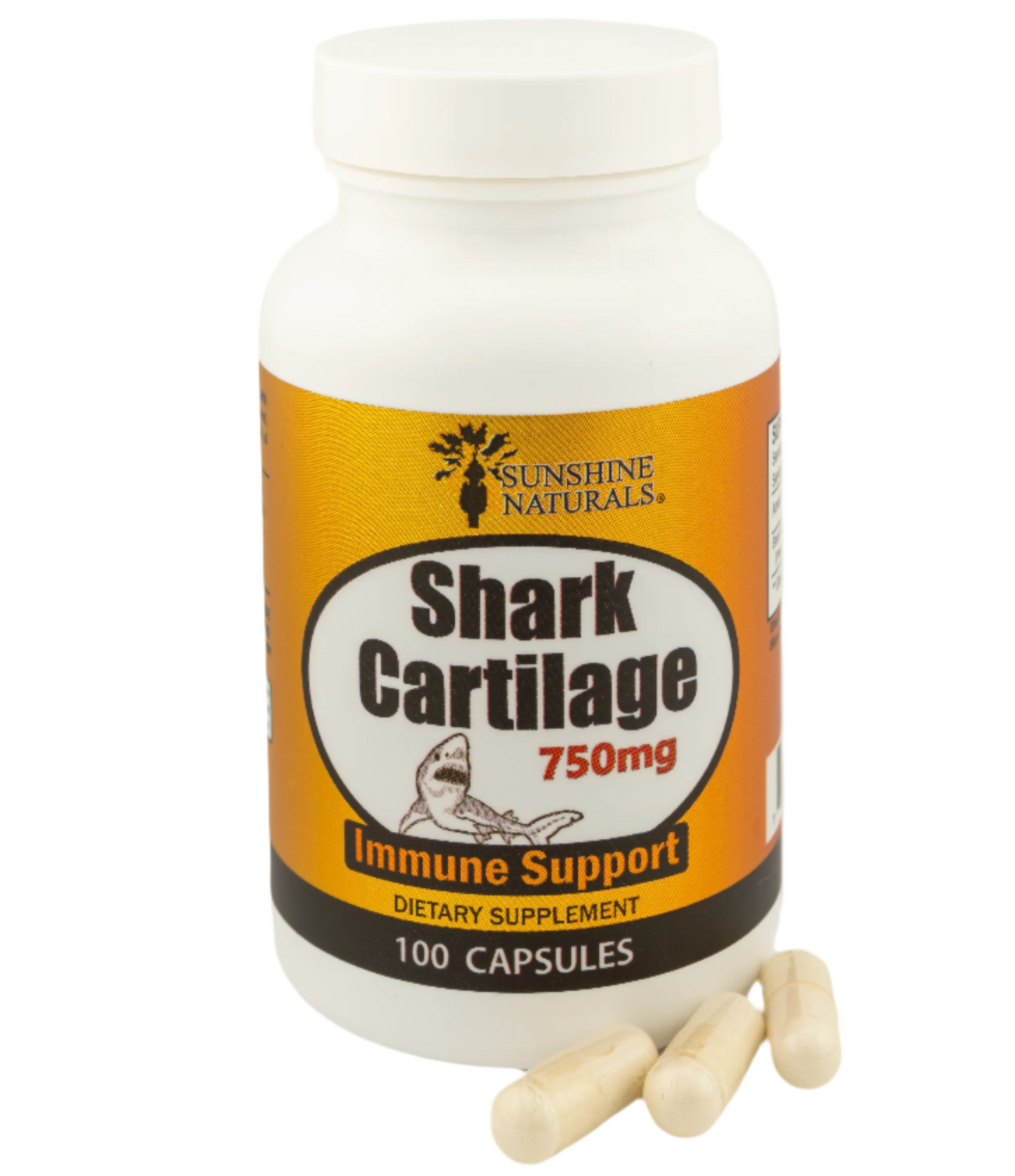 Shark Cartilage 750mg 100 Capsules