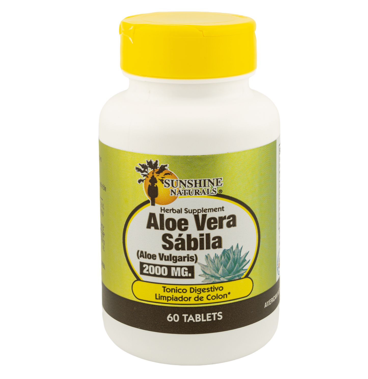 Aloe Vera Sabila 2000mg 60 Tablets