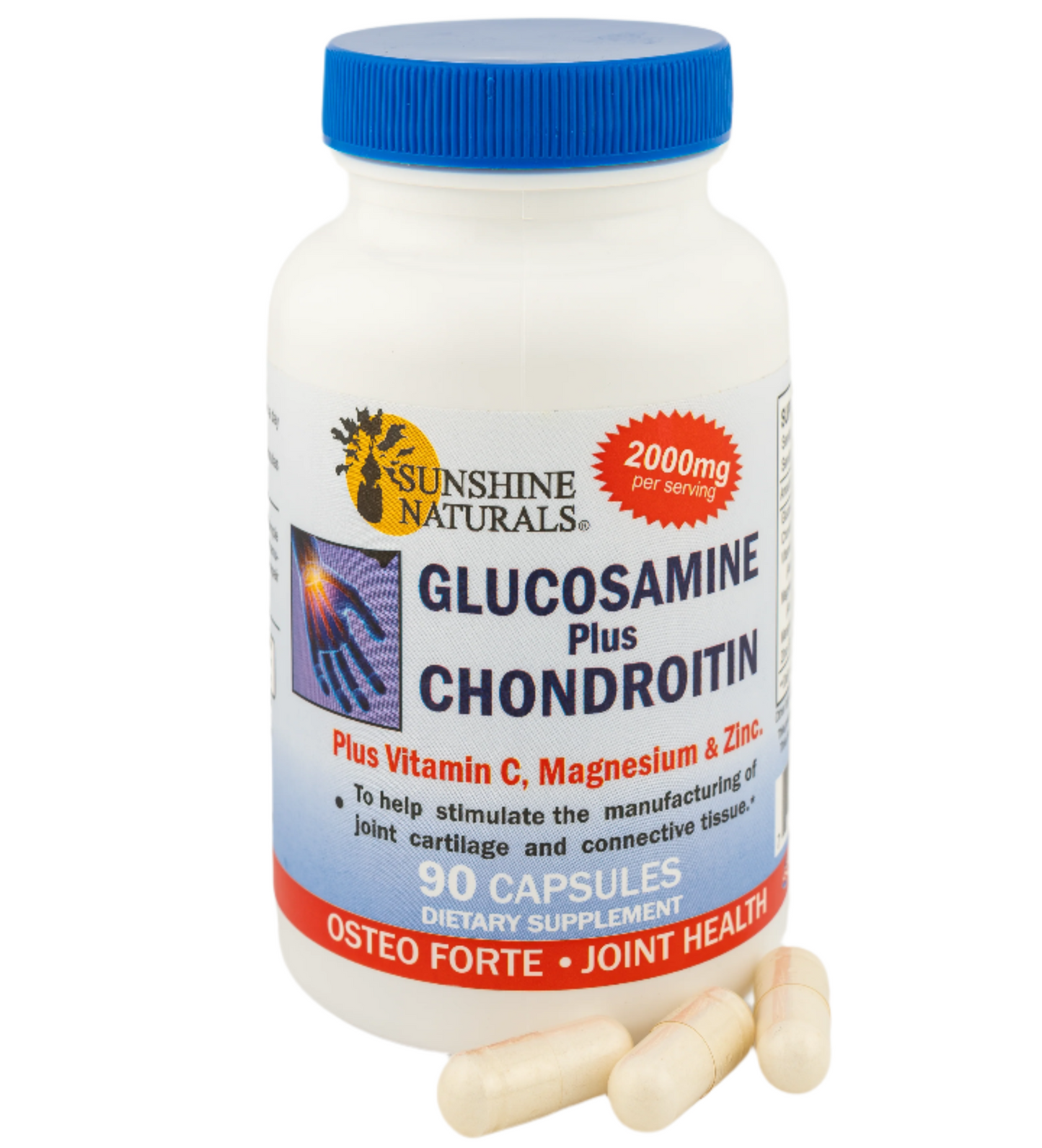 Glucosamine Sulfate and Chondroitin 90 Capsules