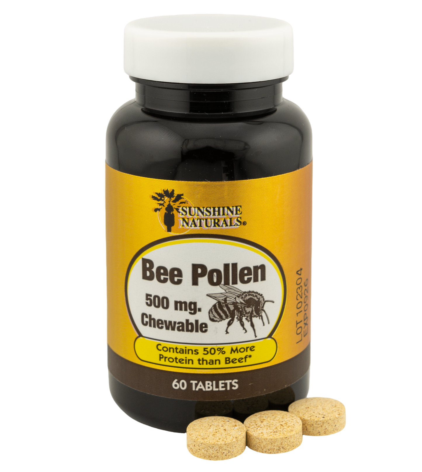 Bee Pollen 60 chewable tablets