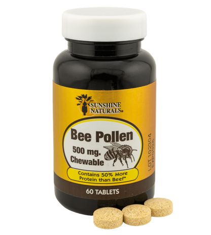 Bee Pollen 60 chewable tablets