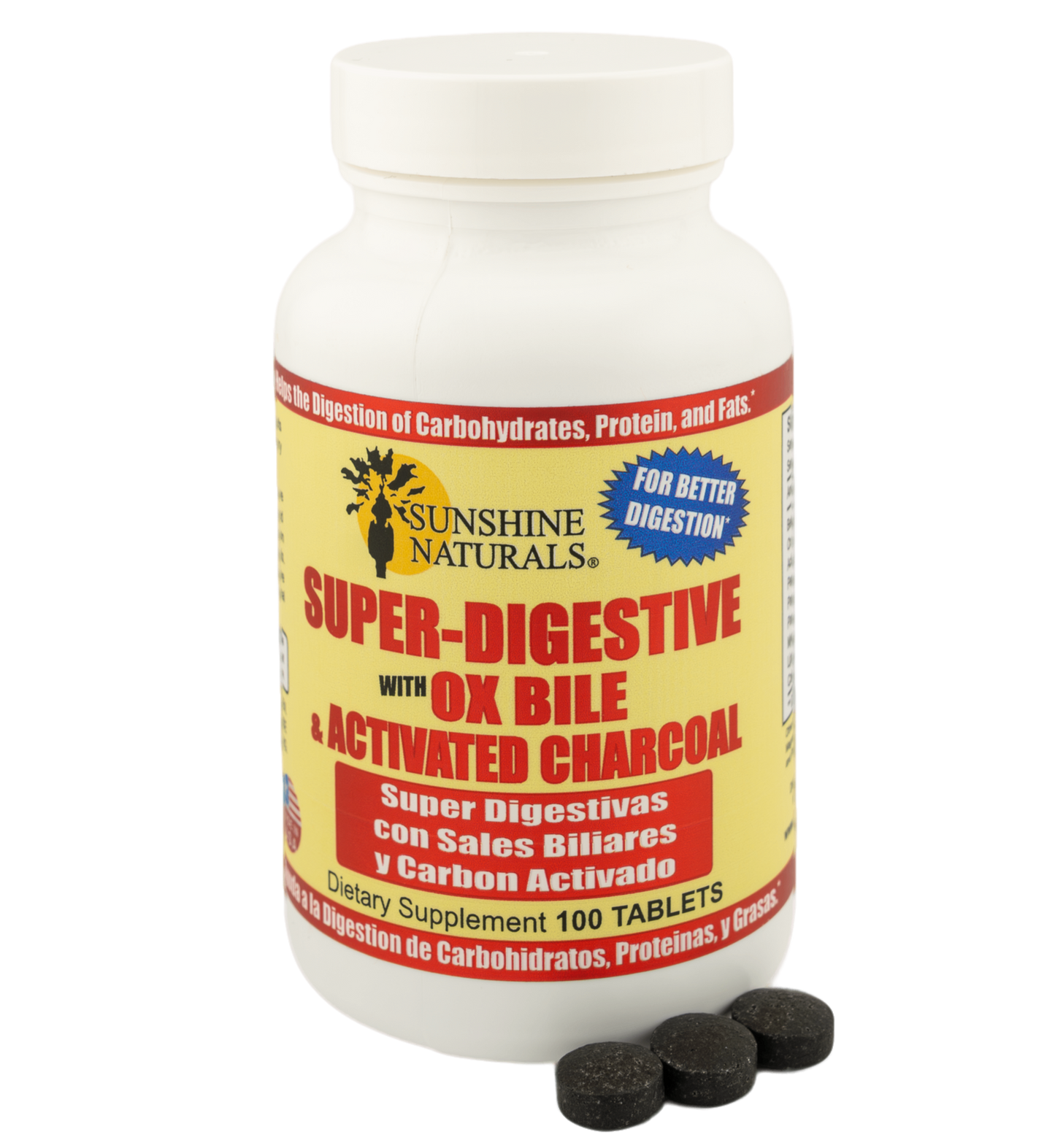 Super Digestives with Ox Bile (Super Digestivas) 30 Tablets