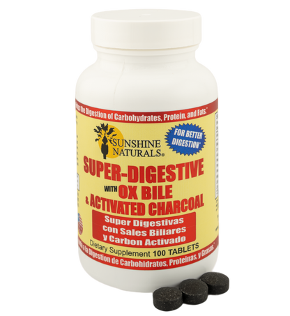 Super Digestives with Ox Bile (Super Digestivas) 30 Tablets