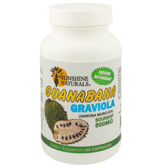 Guanabana (Graviola) 800mg 60 Capsules