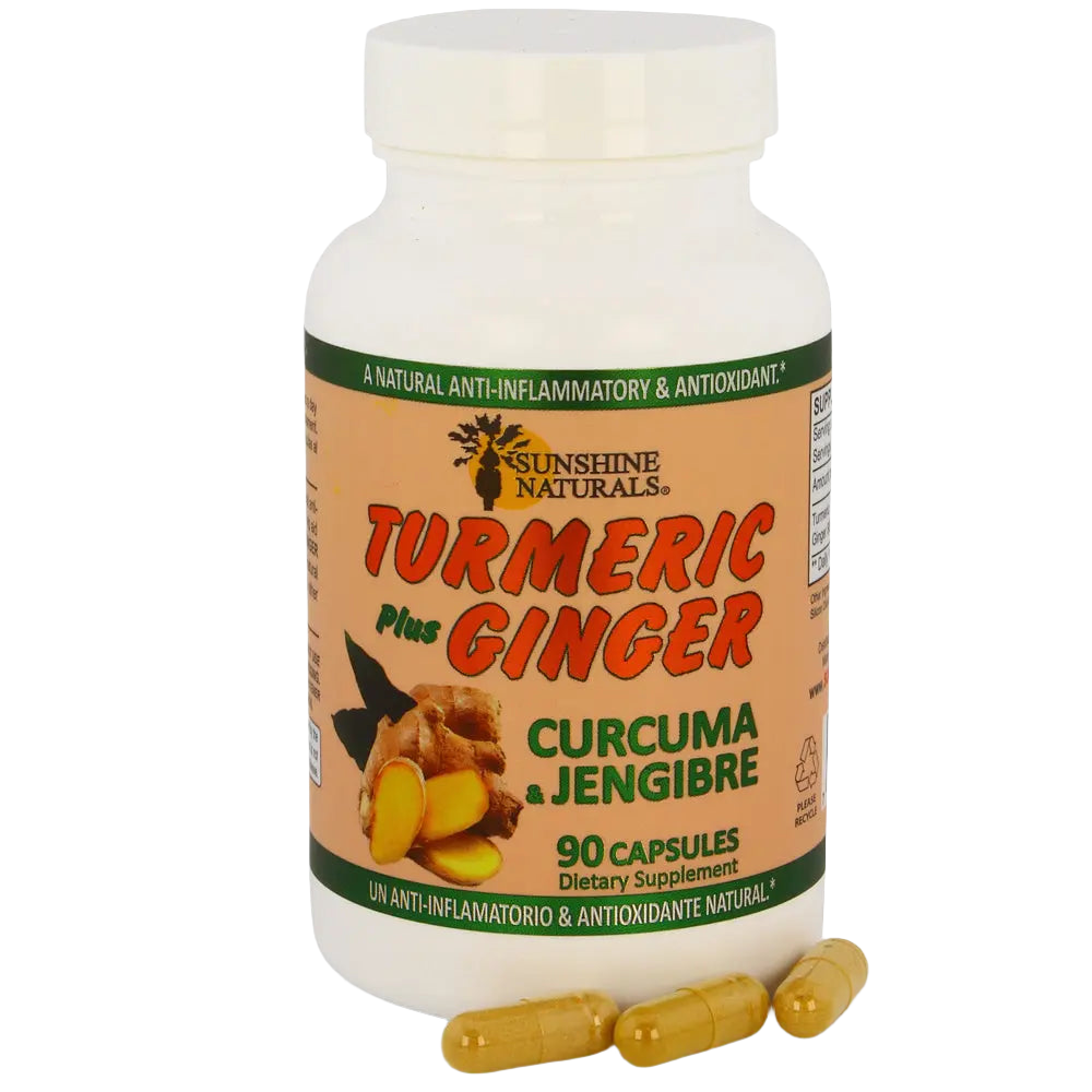 Turmeric Curcuma plus Ginger 90 Capsules