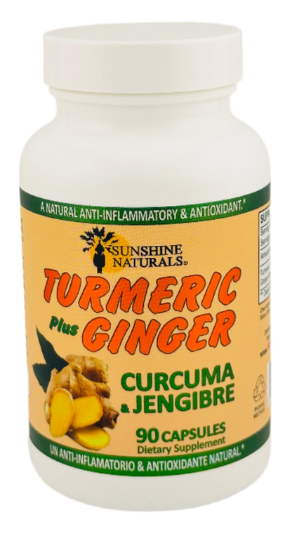 Turmeric Curcuma plus Ginger 90 Capsules