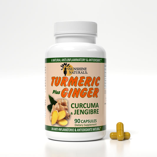 Turmeric Curcuma plus Ginger 90 Capsules