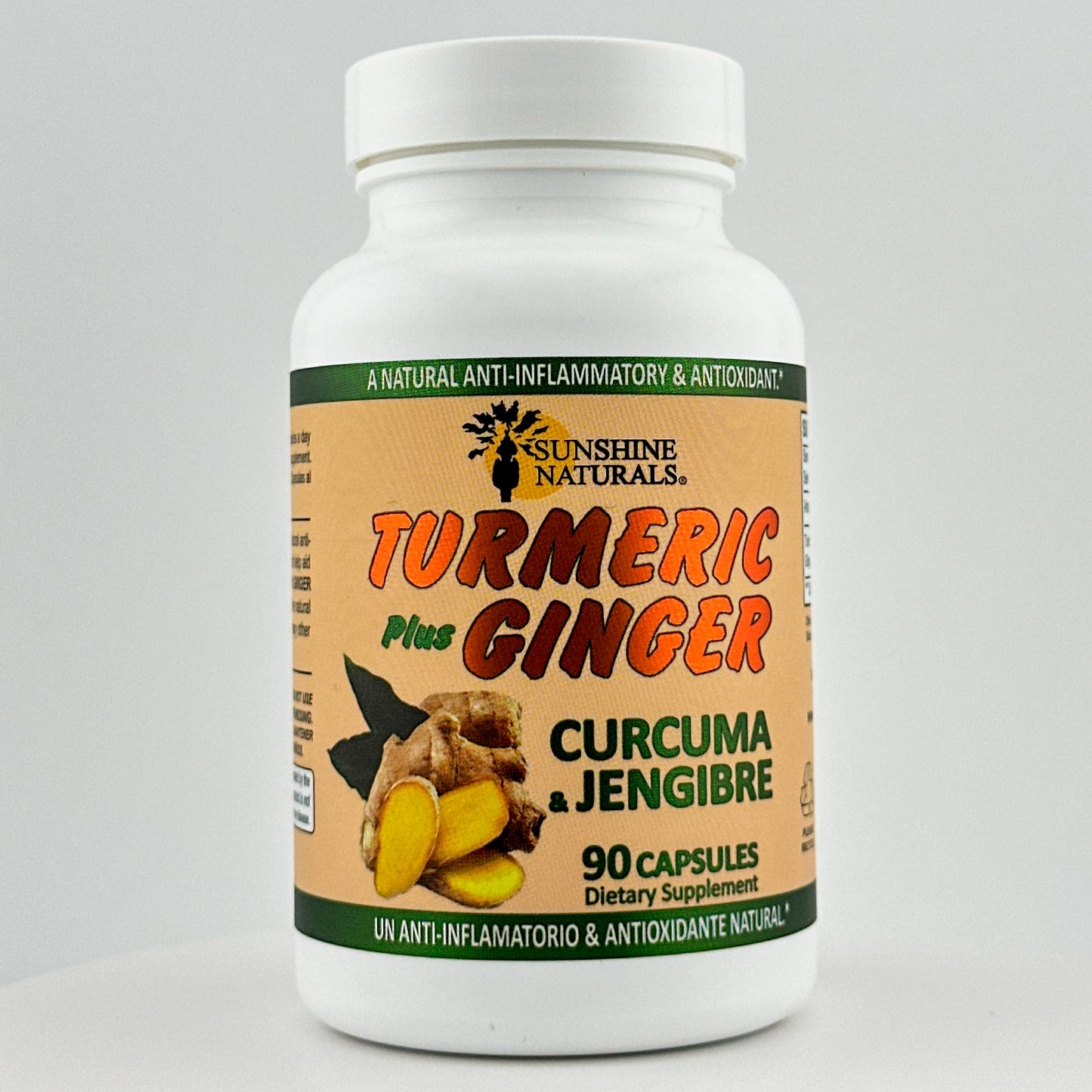 Turmeric Curcuma plus Ginger 90 Capsules