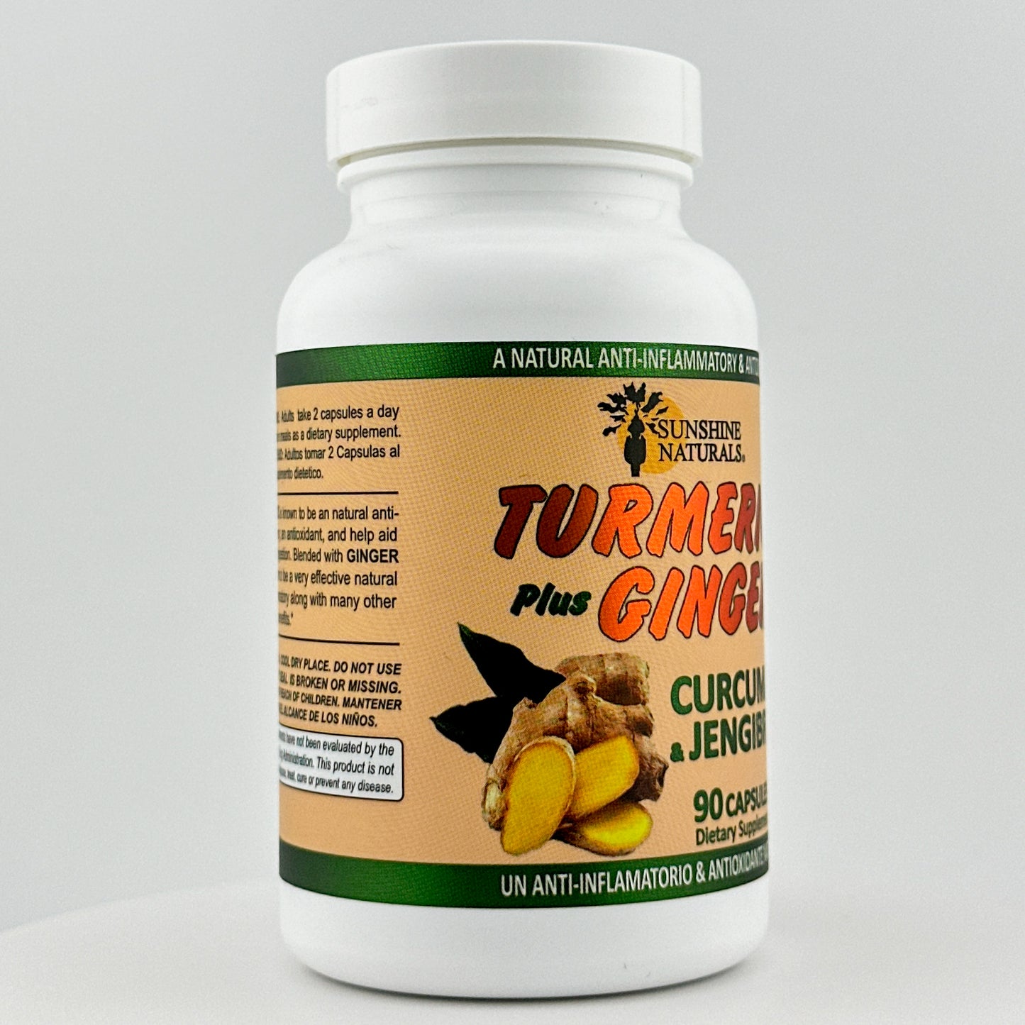 Turmeric Curcuma plus Ginger 90 Capsules